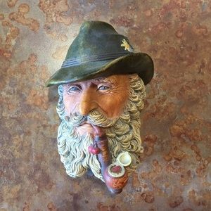 Vintage Chalkware Bossoms Head Rare Collectible
